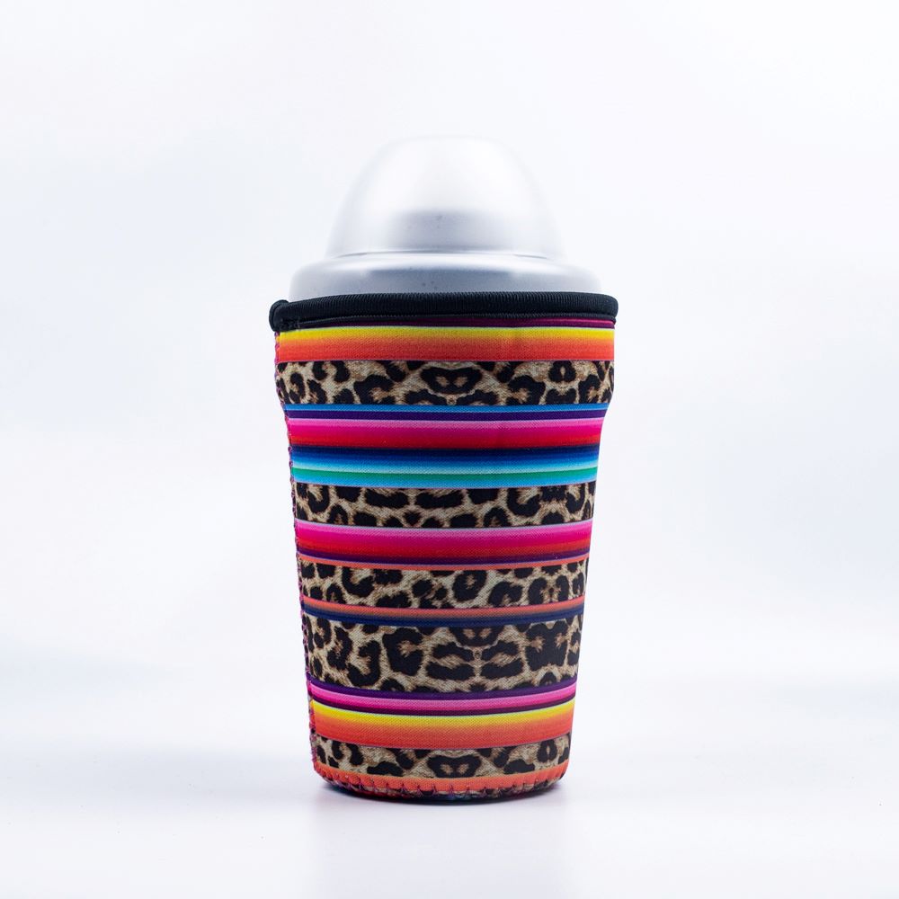 Cup Holder, Colorful Leopard Print Pattern