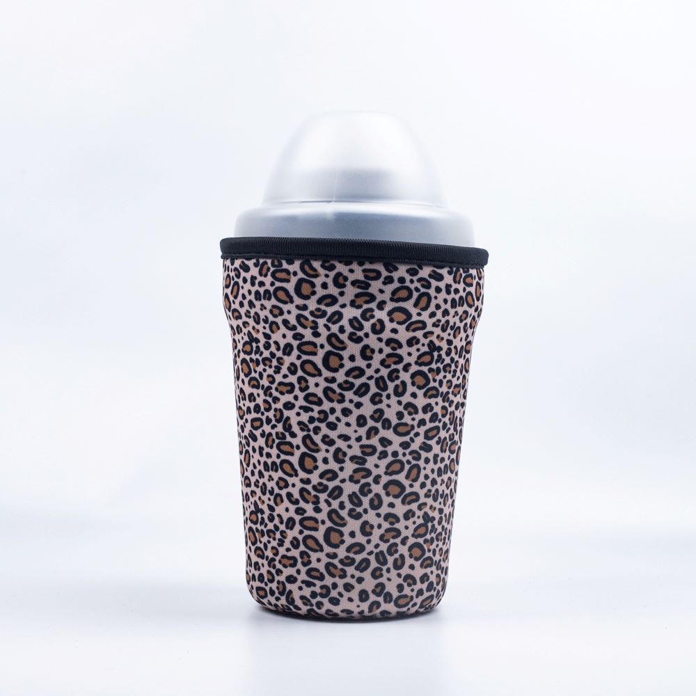 Cup Holder, Tiny Leopard Print Pattern